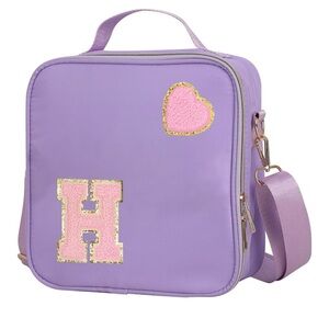 Insulated Lunch Bag Letter H